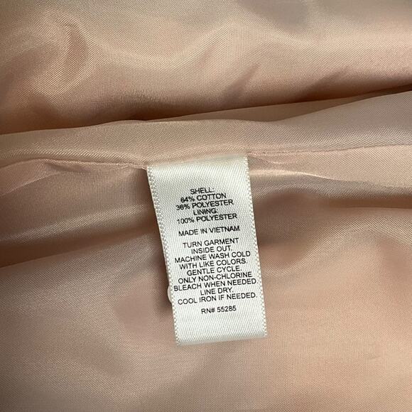 Express Light Blush Belted Trench Coat Size Small light weight New Without Tags - Picture 8 of 11